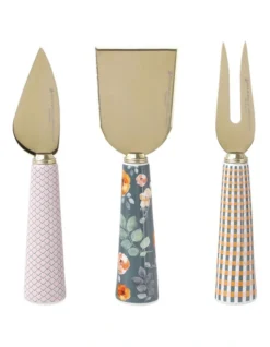 Maxwell & Williams Gift Boxed Arcadia Cheese Knife Set 3 Piece In Multi