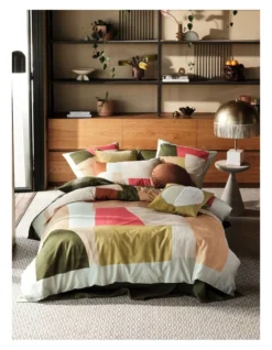 Linen House Doja Quilt Cover Set In Multi