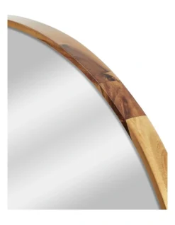 Round Acacia Wood Mirror 70cm In Natural -Furniture Series Store 978398650 5 720x928