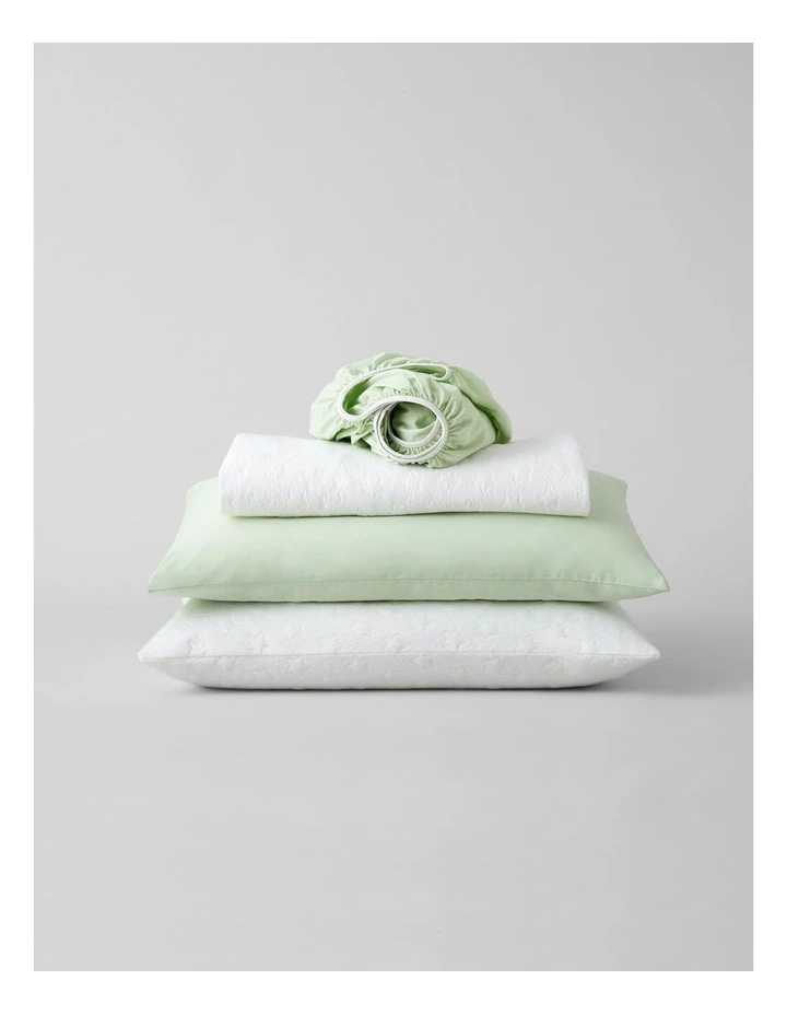 Kids Protector And Sheet Set In Mint 3 Kids Protector And Sheet Set In Mint