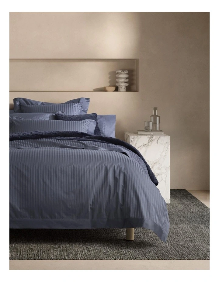 Millennia 1200tc Tailored European Pillowcase In Ink 4 Millennia 1200tc Tailored European Pillowcase In Ink - Image 2