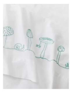 Kids Mushroom Garden Embroidered Flat Sheet Set In White 8 Kids Mushroom Garden Embroidered Flat Sheet Set In White -Furniture Series Store 989002720 3 720x928