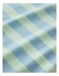 Wiggle Stripe Sheet Set In Mint 8 Wiggle Stripe Sheet Set In Mint -Furniture Series Store 989010550 3 720x928