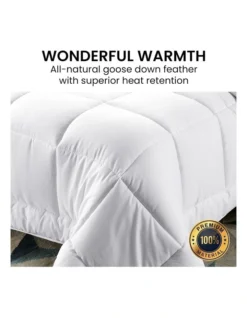 Goose Down Feather 500GSM Comforter Doona Queen In White -Furniture Series Store 989374870 6 720x928